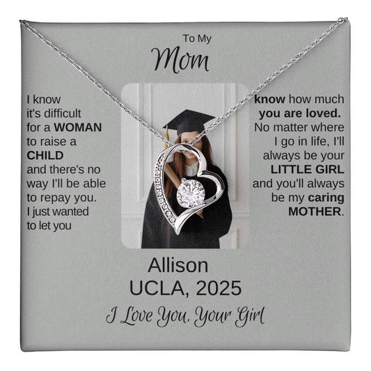 A Personalized Graduation Necklace for Mom