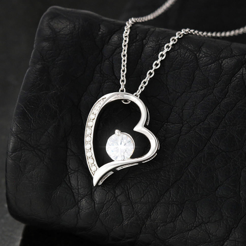 Dancing in the Rain Necklace for Daughter from Dad, Forever Love Necklace