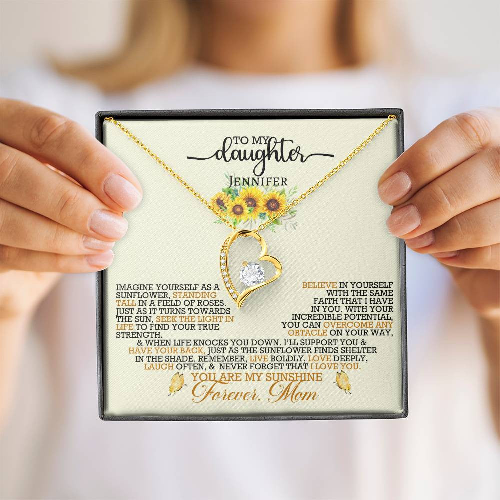 Forever Love Necklace with On Demand Message Card