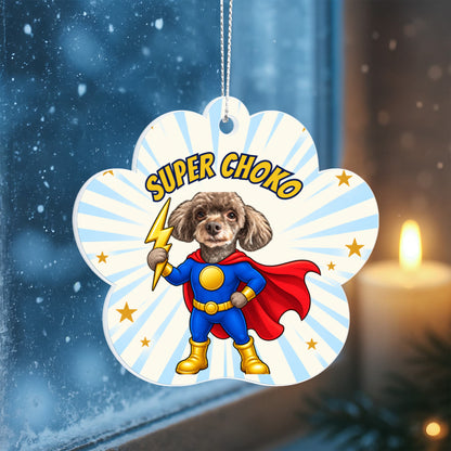 Acrylic Paw Ornament