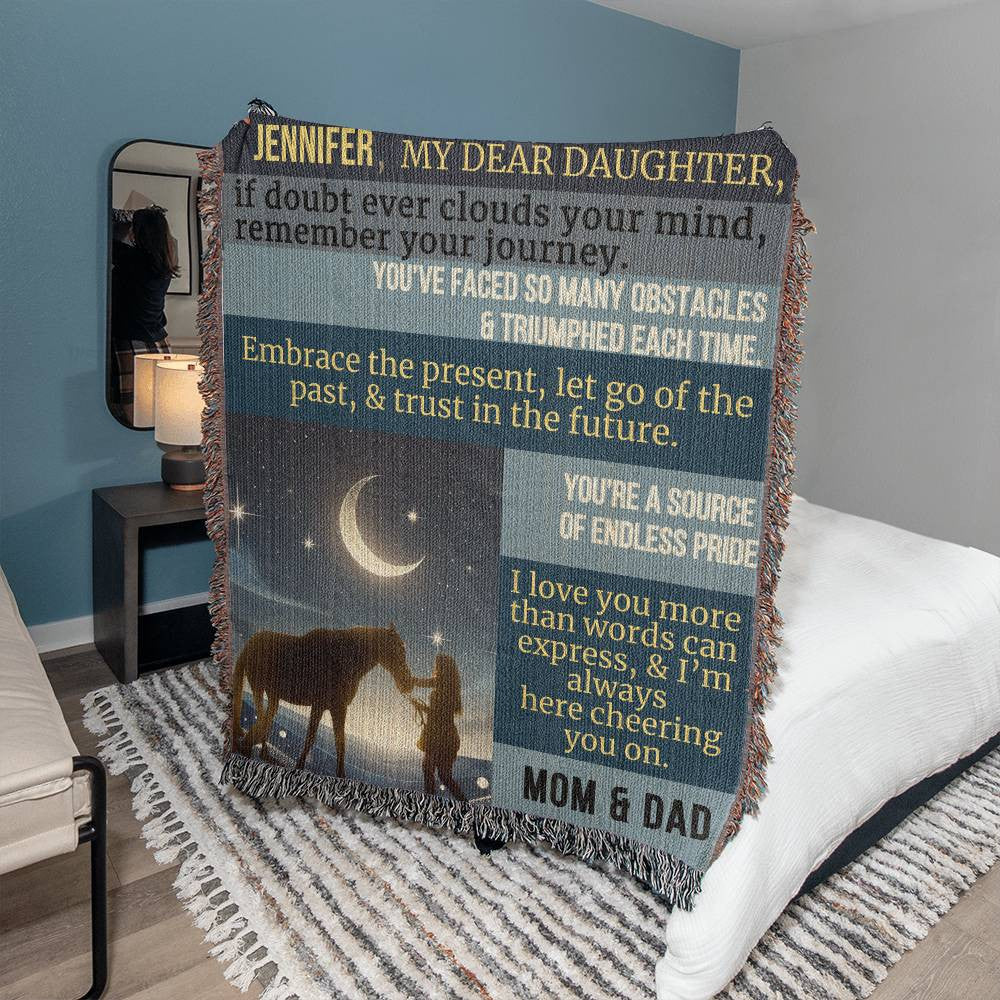 Heirloom Artwork Woven Blanket (Portrait)