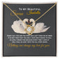 For Wife, Girlfriend, Partner, Sweetheart Gift | Love Gift from Husband, Boyfriend, Personalized Necklace for Wife, Heartfelt Message Card.
