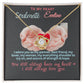 For Wife, Girlfriend, Partner, Sweetheart Gift | Love Gift from Husband, Boyfriend, Personalized Necklace for Wife, Heartfelt Message Card.