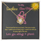 Wife, Girlfriend, Partner, Sweetheart Gift | Love Present from Husband, Boyfriend, Personalized Necklace for wife with Funny message card.