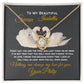 For Wife, Girlfriend, Partner, Sweetheart Gift | Love Gift from Husband, Boyfriend, Personalized Necklace for Wife, Heartfelt Message Card.