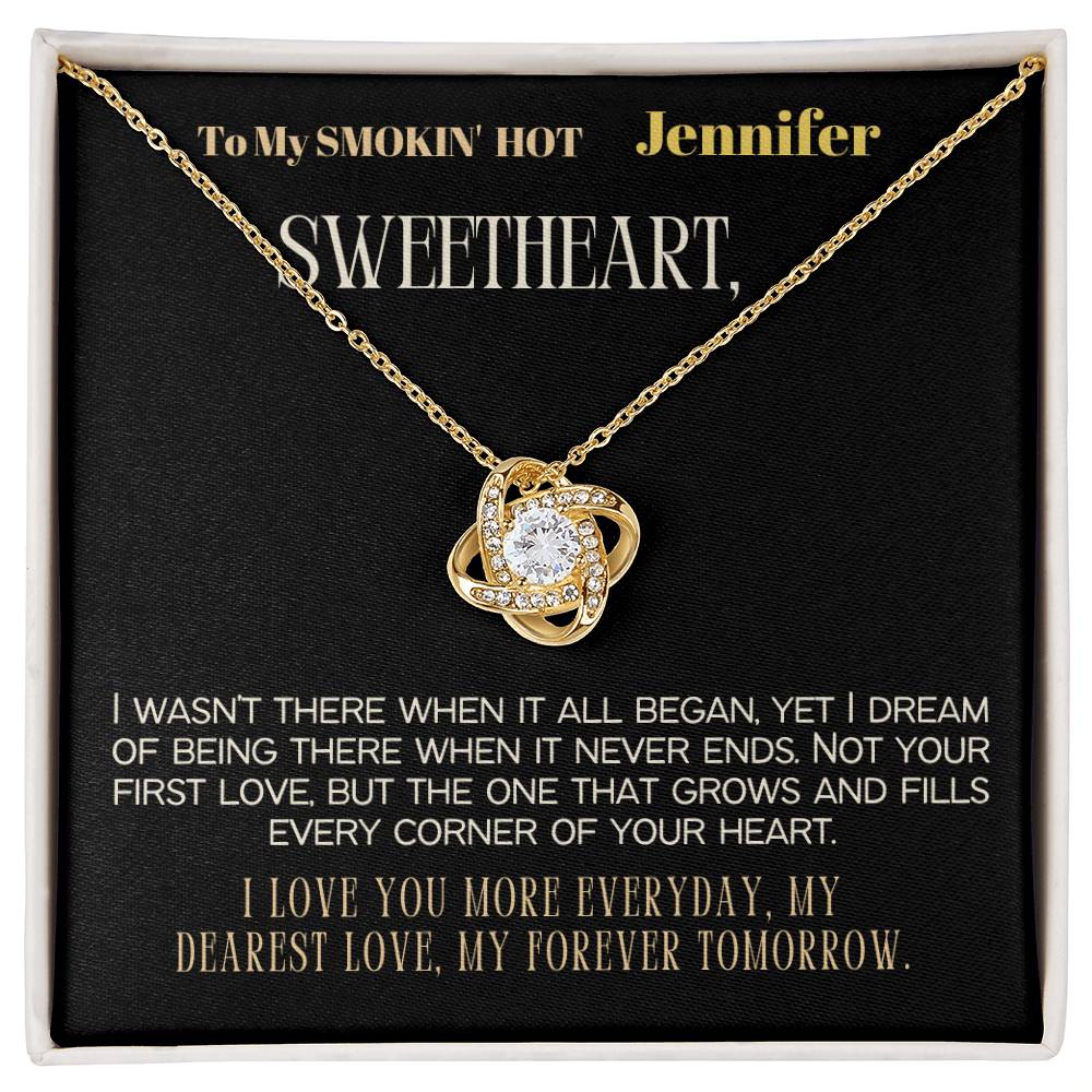 Wife, Girlfriend, Partner, Sweetheart Gift | Love Present from Husband, Boyfriend, Personalized Necklace for Wife with Heartfelt Message Card.