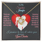 Wife, Girlfriend, Partner, Sweetheart Gift | Love Present from Husband, Boyfriend, Personalized Necklace for wife with Funny message card.