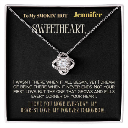 Wife, Girlfriend, Partner, Sweetheart Gift | Love Present from Husband, Boyfriend, Personalized Necklace for Wife with Heartfelt Message Card.