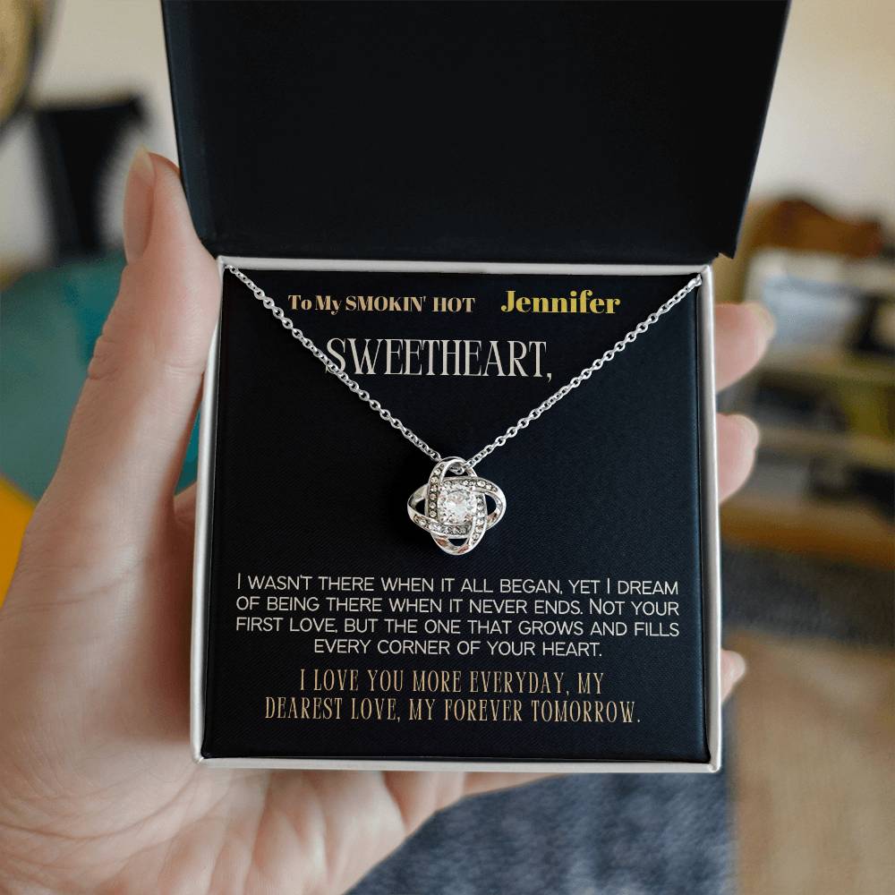 Wife, Girlfriend, Partner, Sweetheart Gift | Love Present from Husband, Boyfriend, Personalized Necklace for Wife with Heartfelt Message Card.