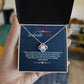 For Wife, Girlfriend, Partner, Sweetheart Gift | Love Gift from Husband, Boyfriend, Personalized Necklace for Wife, Heartfelt Message Card.