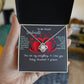 Wife, Girlfriend, Partner, Sweetheart Gift | Love Present from Husband, Boyfriend, Personalized Necklace for wife with Funny message card.