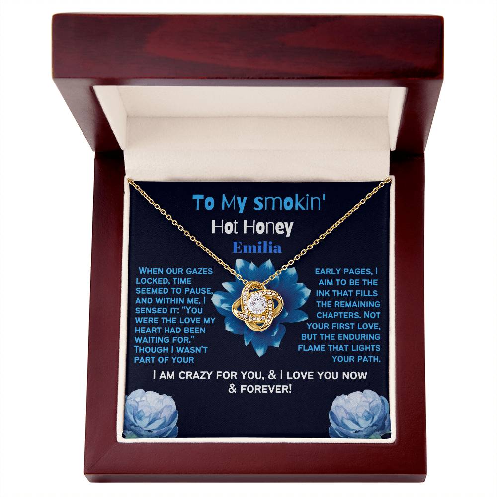 Wife, Girlfriend, Partner, Sweetheart Gift | Love Present from Husband, Boyfriend, Personalized Necklace for Wife with Heartfelt Message Card.