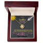 Wife, Girlfriend, Partner, Sweetheart Gift | Love Present from Husband, Boyfriend, Personalized Necklace for wife with Funny message card.