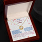 For Wife, Girlfriend, Partner, Sweetheart Gift | Love Gift from Husband, Boyfriend, Personalized Necklace for Wife, Heartfelt Message Card.