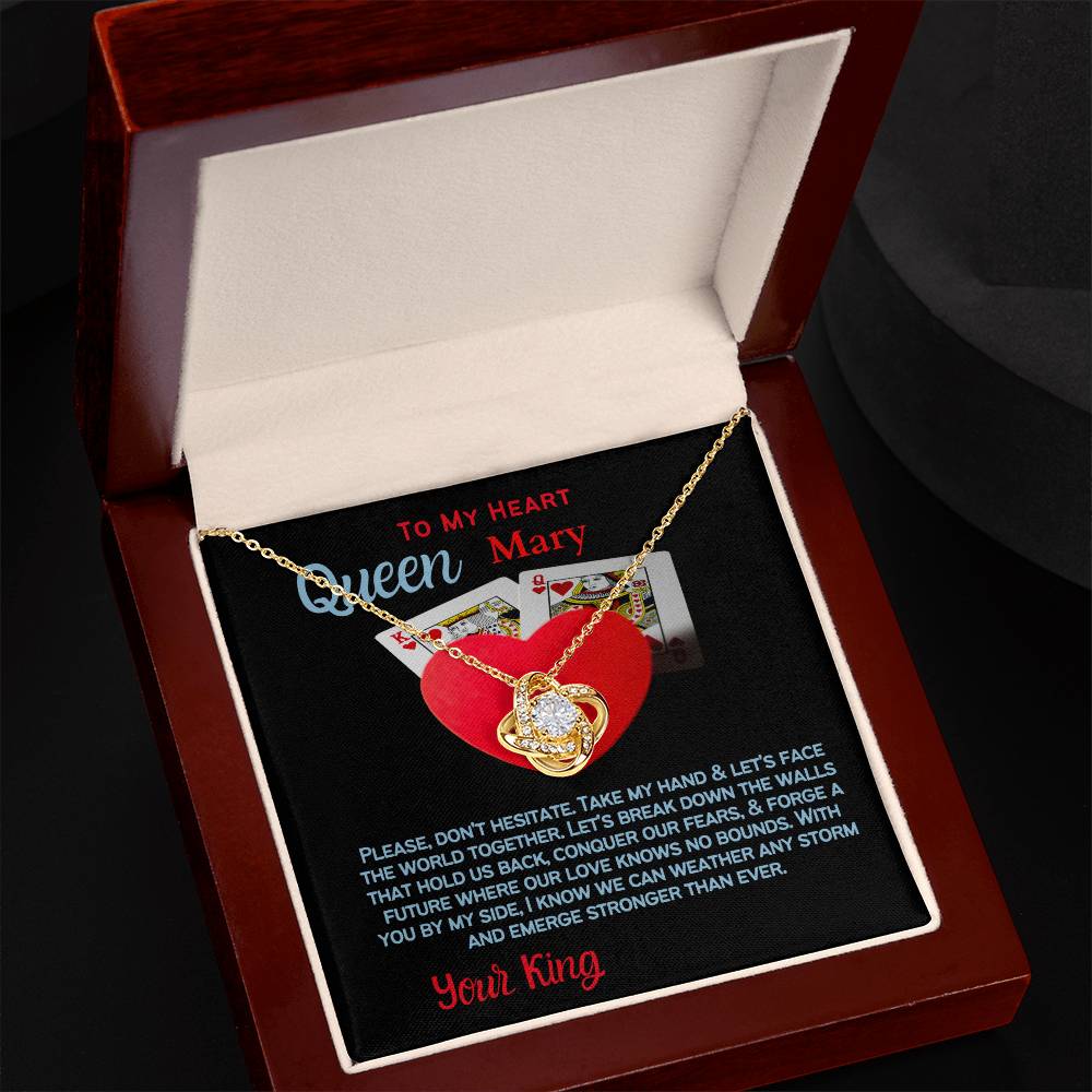 Wife, Girlfriend, Partner, Sweetheart Gift | Love Present from Husband, Boyfriend, Personalized Necklace for Wife with Heartfelt Message Card.