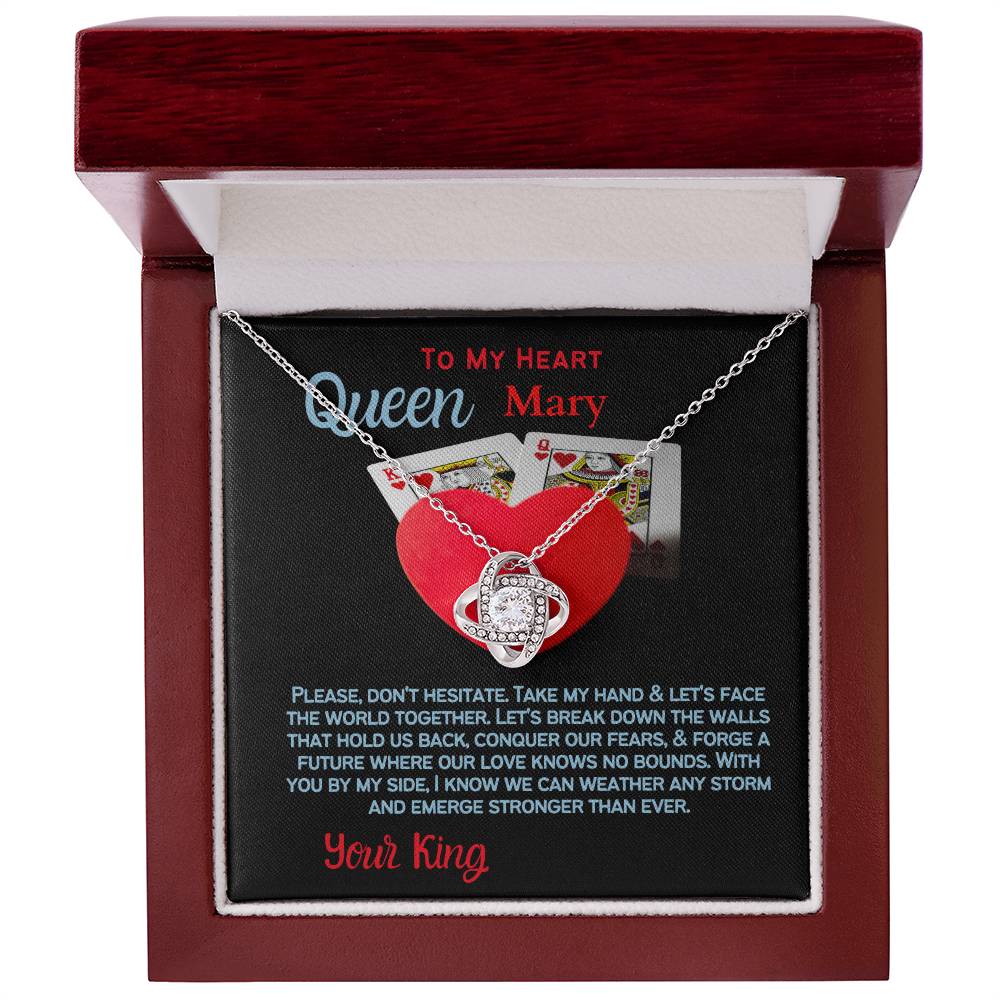 Wife, Girlfriend, Partner, Sweetheart Gift | Love Present from Husband, Boyfriend, Personalized Necklace for Wife with Heartfelt Message Card.