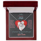 Wife, Girlfriend, Partner, Sweetheart Gift | Love Present from Husband, Boyfriend, Personalized Necklace for wife with Funny message card.