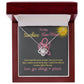 Wife, Girlfriend, Partner, Sweetheart Gift | Love Present from Husband, Boyfriend, Personalized Necklace for wife with Funny message card.