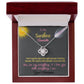 Wife, Girlfriend, Partner, Sweetheart Gift | Love Present from Husband, Boyfriend, Personalized Necklace for wife with Funny message card.