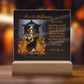 Portrait of the Mariachi Dog for Mom, Halloween Acrylic Plaque from Husband and/or daughter or son.