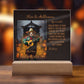 Personalized Halloween Acrylic Plaque for a Dog Mom, a Portrait of Your Dog Dressed Up in a Mariachi Costume with Customizable face. Funny and Sentimental Gift from a Husband and/or Children, a Table Home Décor Lamp.