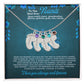 Necklace for Grandmother, Baby's Foot