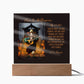 Portrait of the Mariachi Dog for Mom, Halloween Acrylic Plaque from Husband and/or daughter or son.