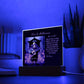 Personalized Halloween Acrylic Plaque for a Dog Mom, a Portrait of Your Dog Dressed Up in a Mariachi Costume with Customizable face. Funny and Sentimental Gift from a Husband and/or Children, a Table Home Décor Lamp.