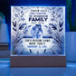 Custom Bible Acrylic Family Photo Name Date Religious Holiday Decor Spiritual Christmas Gift Inspirational Keepsake Christian Family Ornament