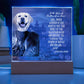 Dog mom Personalized Halloween Acrylic Plaque of a Viking Dog Portrait, Funny sentimental Gift from Husband and Pet, Dog memorial Table Home Decor.