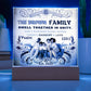 Custom Bible Acrylic Family Photo Name Date Religious Holiday Plaque Spiritual Christmas Gift Inspirational Keepsake Christian Family Decor