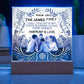 Custom Bible Acrylic Family Photo Name Date Religious Holiday Plaque Spiritual Christmas Gift Inspirational Keepsake Christian Family Decor