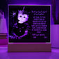 Personalized Halloween Acrylic Plaque for a cat Mom, a Portrait of Your Cat Dressed Up as a King with Customizable face. Funny and Sentimental Gift from a Husband, Children and Cat, a Table Home Décor Lamp.