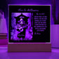 Personalized Halloween Acrylic Plaque for a Dog Mom, a Portrait of Your Dog Dressed Up in a Mariachi Costume with Customizable face. Funny and Sentimental Gift from a Husband and/or Children, a Table Home Décor Lamp.
