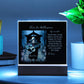 Personalized Halloween Acrylic Plaque for a Dog Mom, a Portrait of Your Dog Dressed Up in a Mariachi Costume with Customizable face. Funny and Sentimental Gift from a Husband and/or Children, a Table Home Décor Lamp.