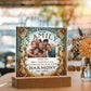 Custom Bible Acrylic Family Photo Name Date Religious Holiday Plaque Spiritual Christmas Gift Inspirational Keepsake Christian Family Decor