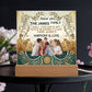 Custom Bible Acrylic Family Photo Name Date Religious Holiday Plaque Spiritual Christmas Gift Inspirational Keepsake Christian Family Decor