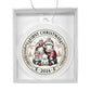 Personalized Gift For Twin Girls Daughters First Christmas Custom Ornament for Newborn Babies With Their Names