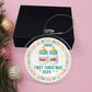 Personalized Gift For Twin Boys First Christmas Custom Ornament for Newborn Babies With Their Names