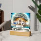 Custom Bible Acrylic Family Photo Name Date Religious Holiday Plaque Spiritual Christmas Gift Inspirational Keepsake Christian Family Decor