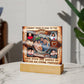 Bible Photo Acrylic Plaque Personalized Family Name Date Christian Holiday Gift Spiritual Christmas Decoration Inspirational Keepsake Religious Decor