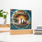 Custom Bible Acrylic Family Photo Name Date Religious Holiday Plaque Spiritual Christmas Gift Inspirational Keepsake Christian Family Decor
