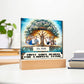 Custom Bible Acrylic Family Photo Name Date Religious Holiday Plaque Spiritual Christmas Gift Inspirational Keepsake Christian Family Decor