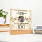 Custom Bible Acrylic Family Photo Name Date Religious Holiday Decor Spiritual Christmas Gift Inspirational Keepsake Christian Family Plaque