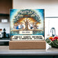 Custom Bible Acrylic Family Photo Name Date Religious Holiday Plaque Spiritual Christmas Gift Inspirational Keepsake Christian Family Decor