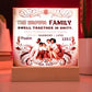 Custom Bible Acrylic Family Photo Name Date Religious Holiday Plaque Spiritual Christmas Gift Inspirational Keepsake Christian Family Decor