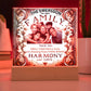 Custom Bible Acrylic Family Photo Name Date Religious Holiday Plaque Spiritual Christmas Gift Inspirational Keepsake Christian Family Decor