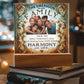 Custom Bible Acrylic Family Photo Name Date Religious Holiday Plaque Spiritual Christmas Gift Inspirational Keepsake Christian Family Decor