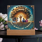 Custom Bible Acrylic Family Photo Name Date Religious Holiday Plaque Spiritual Christmas Gift Inspirational Keepsake Christian Family Decor