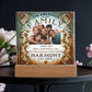 Custom Bible Acrylic Family Photo Name Date Religious Holiday Plaque Spiritual Christmas Gift Inspirational Keepsake Christian Family Decor